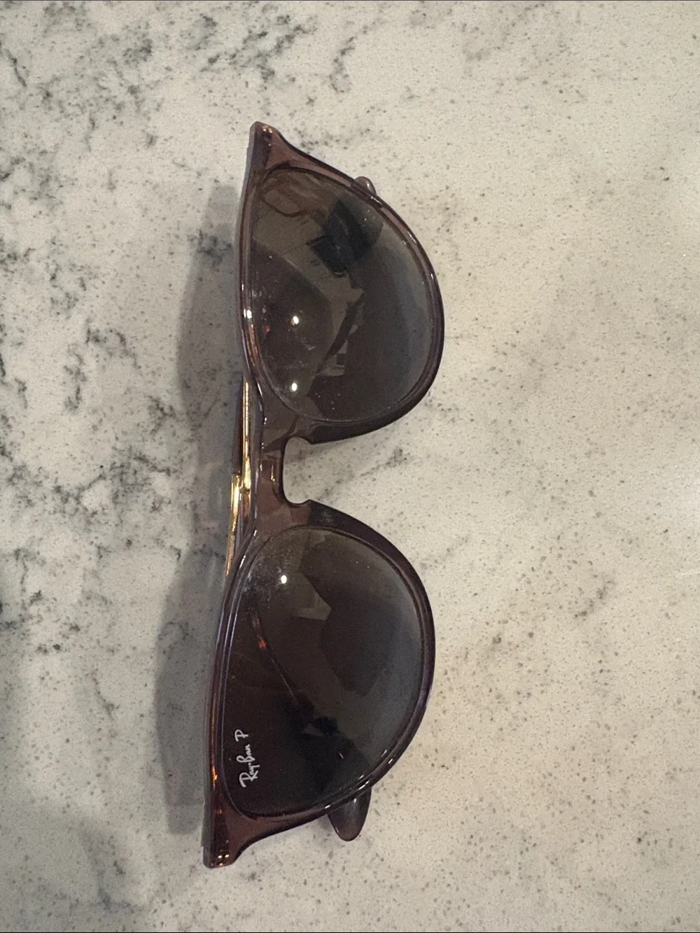 Ray-Ban ERIKA Dark Brown Sunglasses with Case
